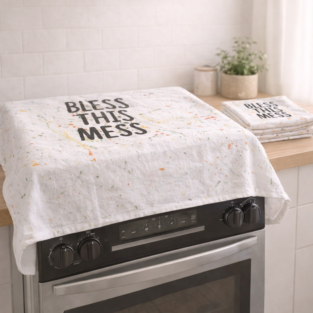 Premium Multi-Use Cotton Kitchen Towel – Decorative & Functional Cover