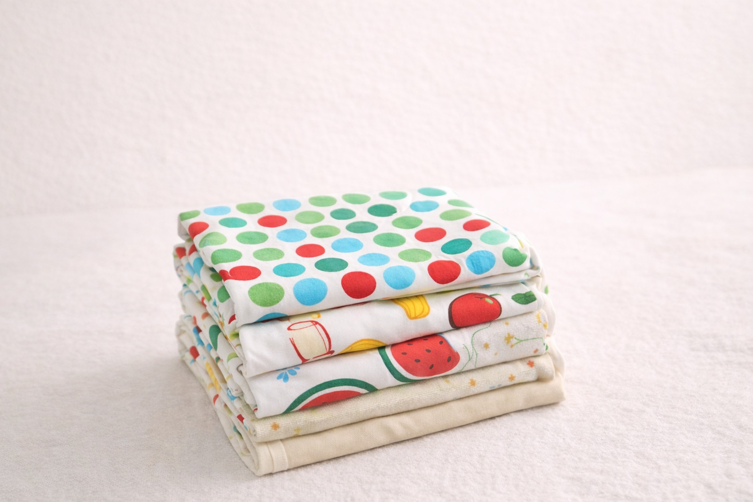 Kids Reusable Cotton Lunch Towels – Pack of 6 | Soft School Essential